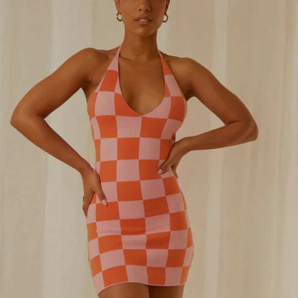 Peppermayo Knit Halter Dress - Size Small